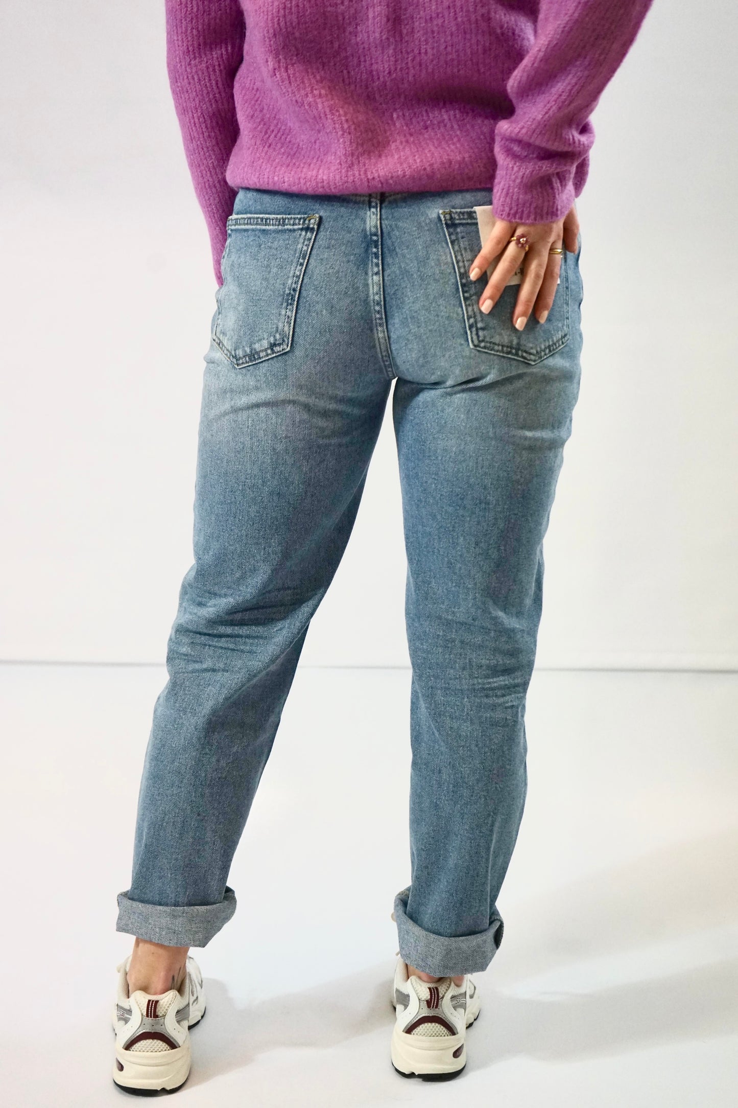 Jaimy Cropped Denim Poppy Blue