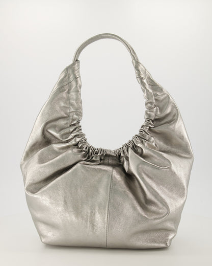 Tas Leonora Sauvage Metallic Zilver