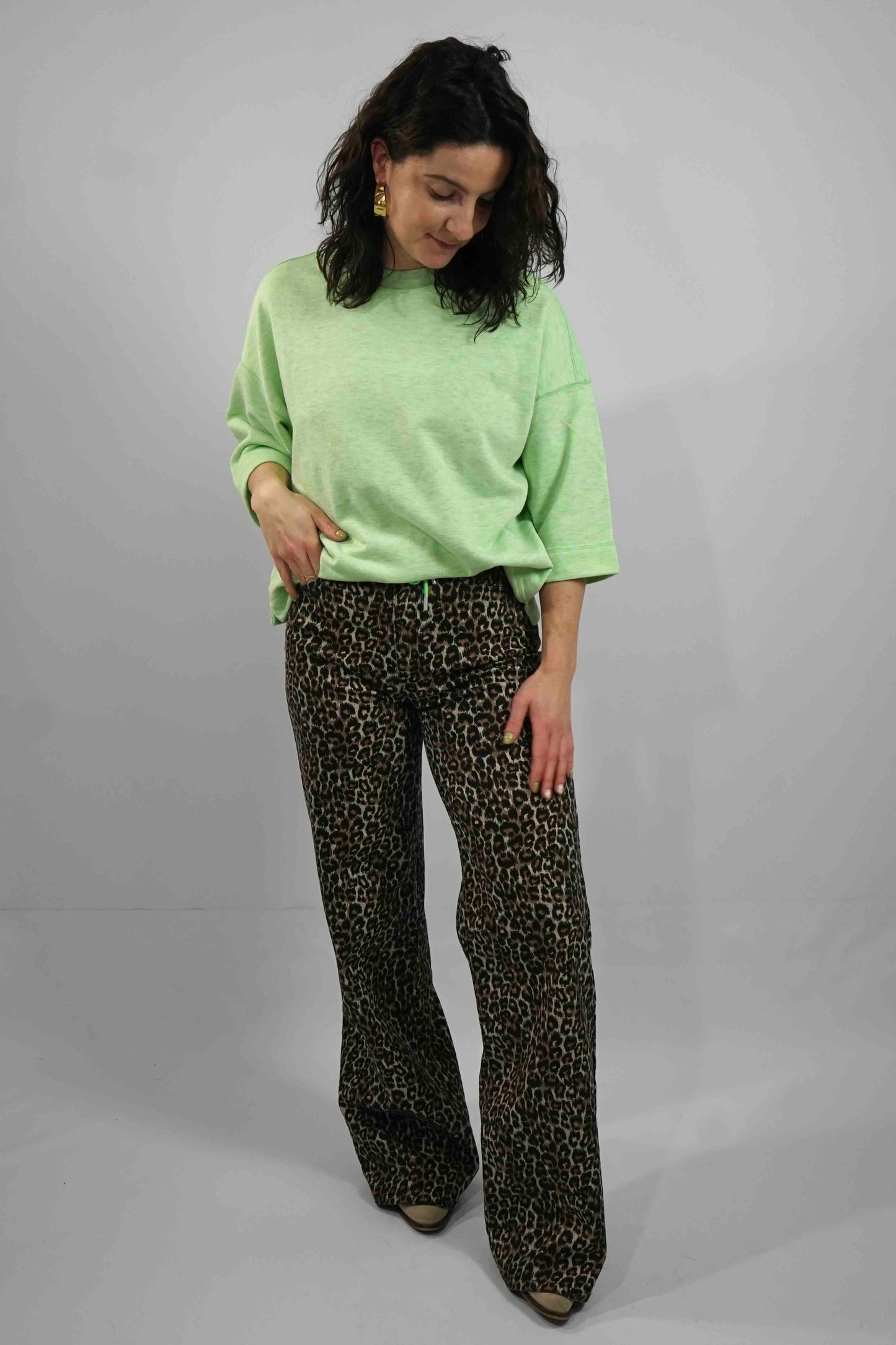 Londyn Sweat Kiwi Squeeze melange