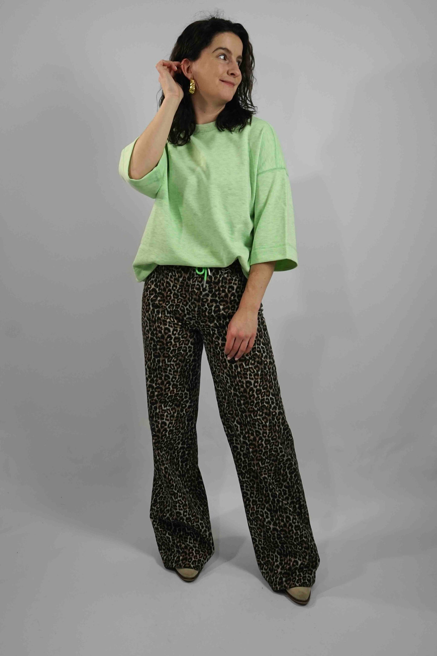 Londyn Sweat Kiwi Squeeze melange