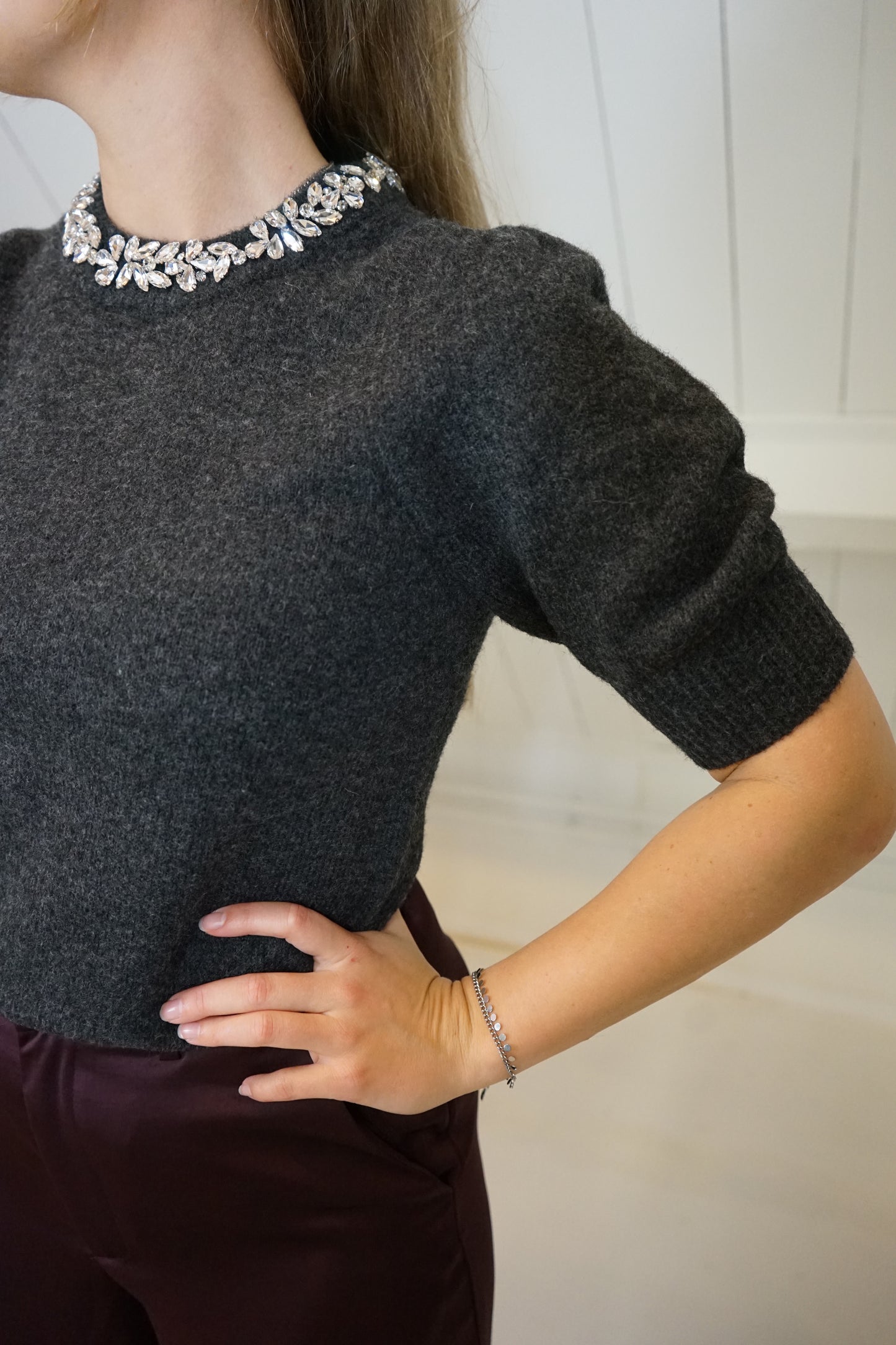 Maia Stone Knit Grey