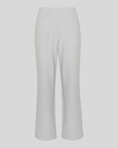 Broek Chane Straight Light Grey Melange