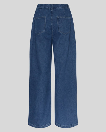 Elena Pants Mid Blue Wash