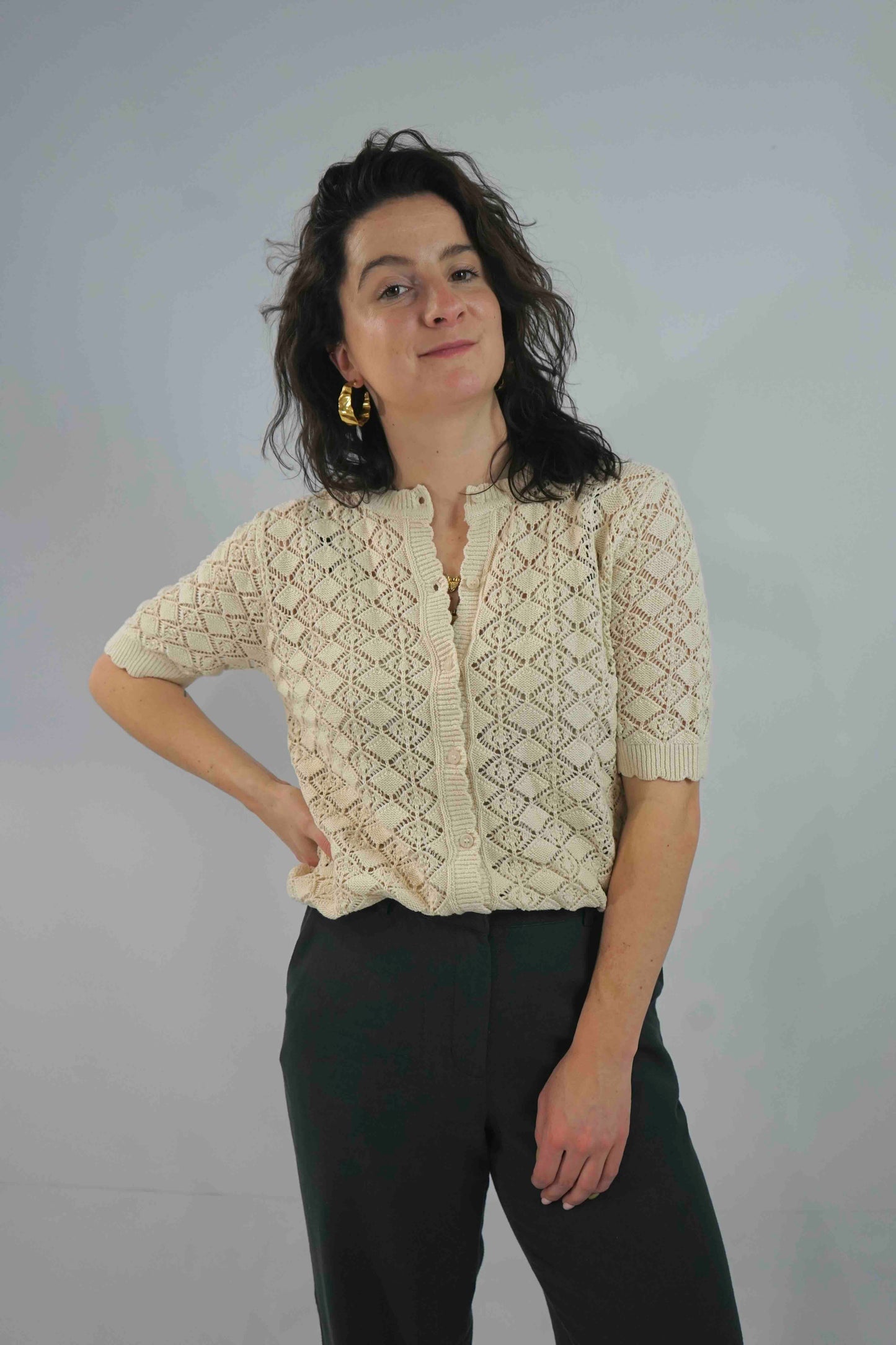 Sofia Knit Cardigan Birch