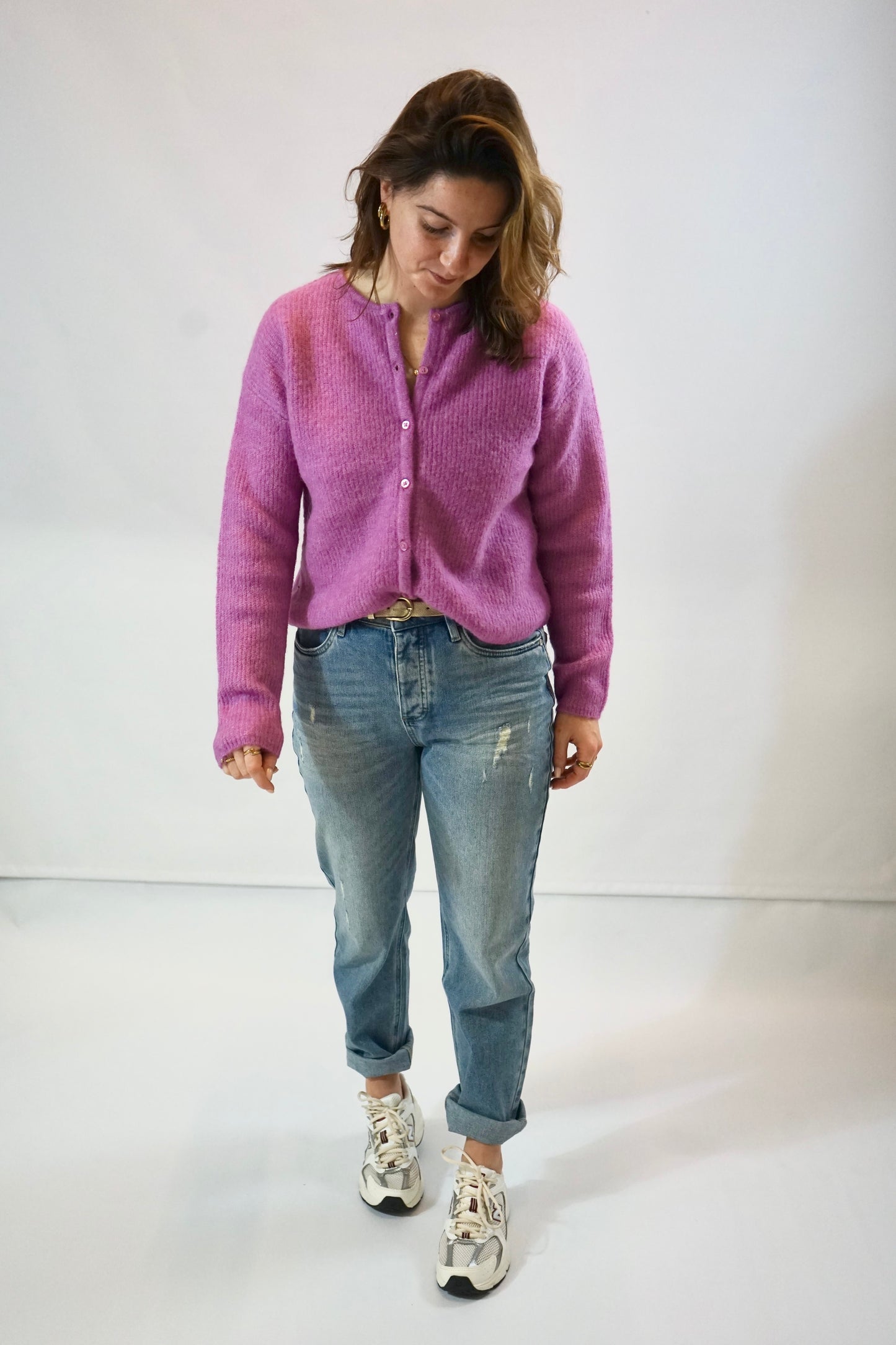 Sia Knit Cardigan First Bloom