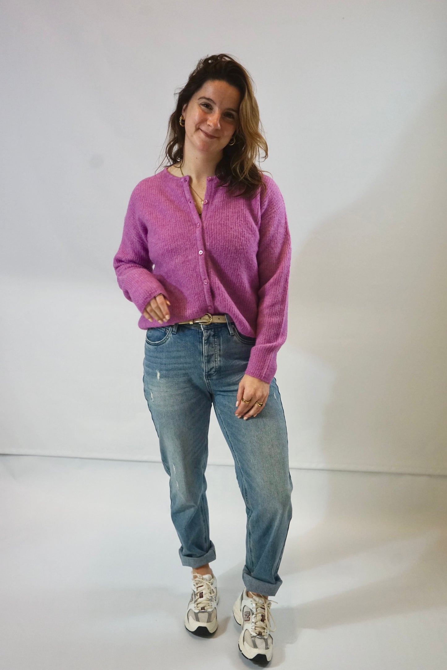 Sia Knit Cardigan First Bloom